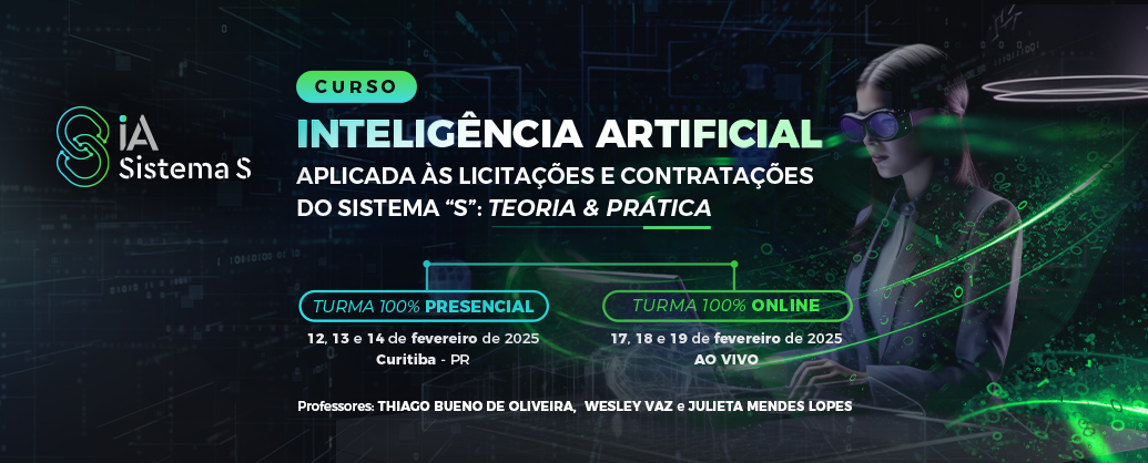 INTELIGNCIA ARTIFICAL APLICADA S LICITAES E CONTRATAES DO SISTEMA S: TEORIA & PRTICA - EDIO ONLINE